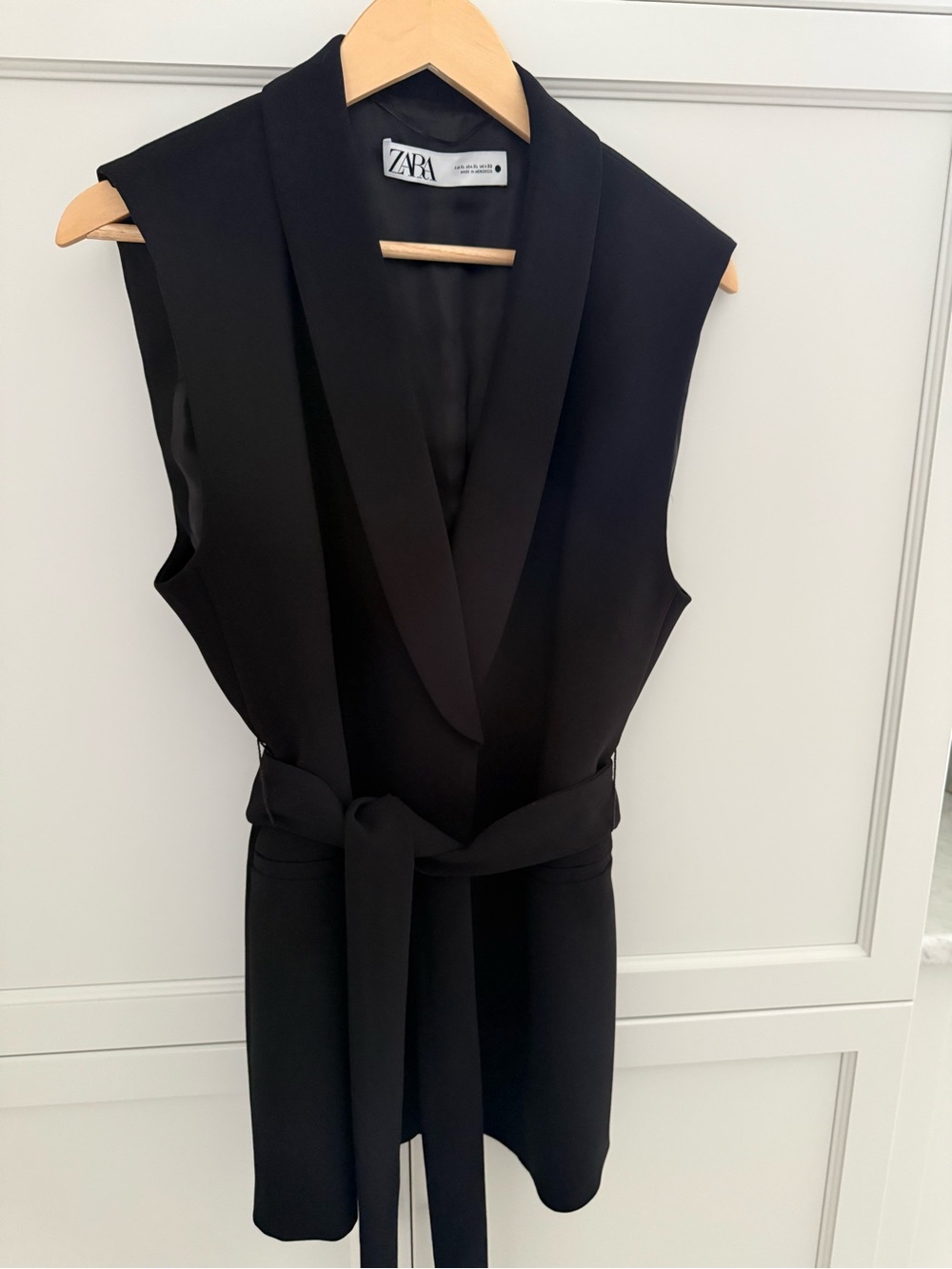 Zara wrap tie vest